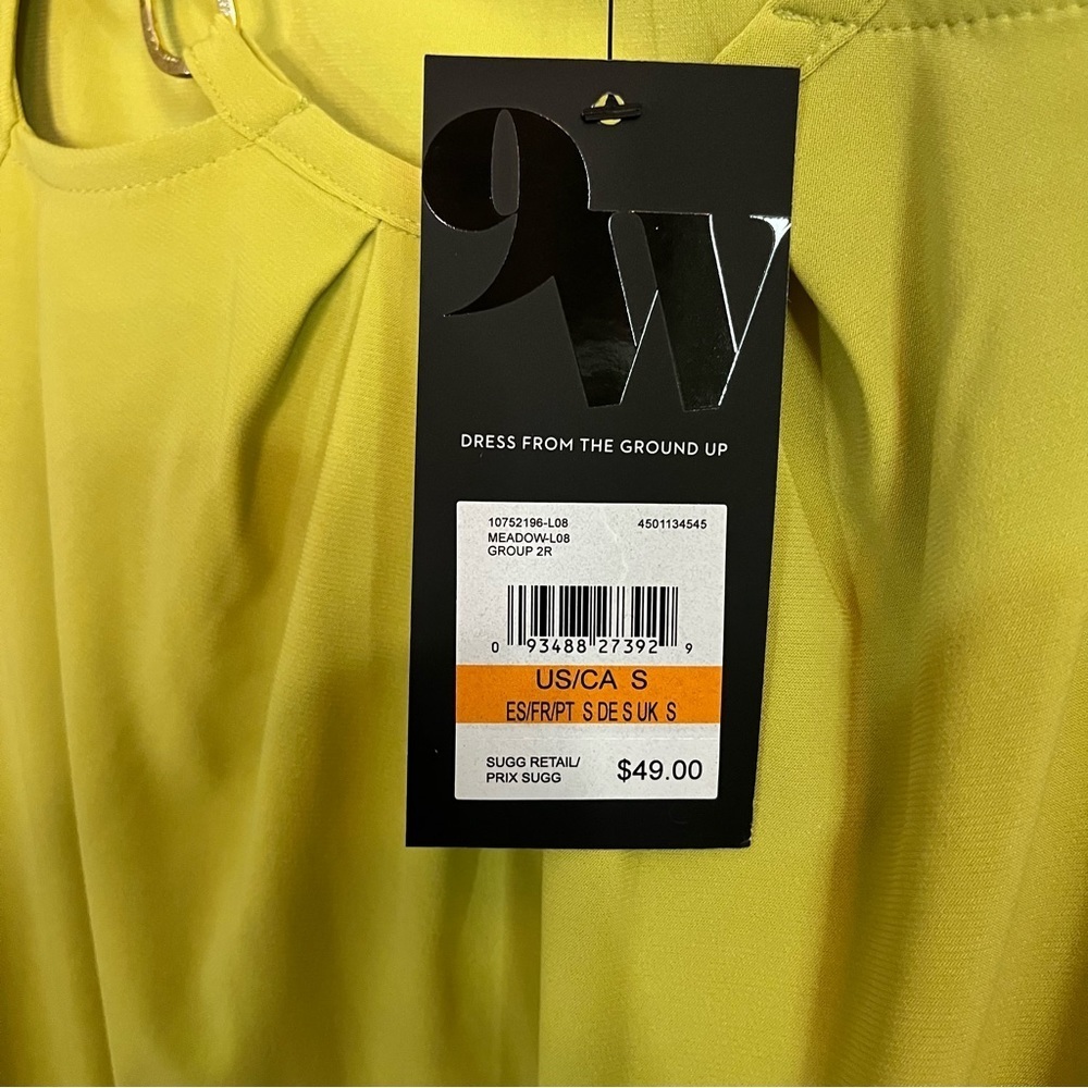 87. Nine West‎ Women's Avocado Green Sleeveless Tank Size Small - Picture 6 of 9